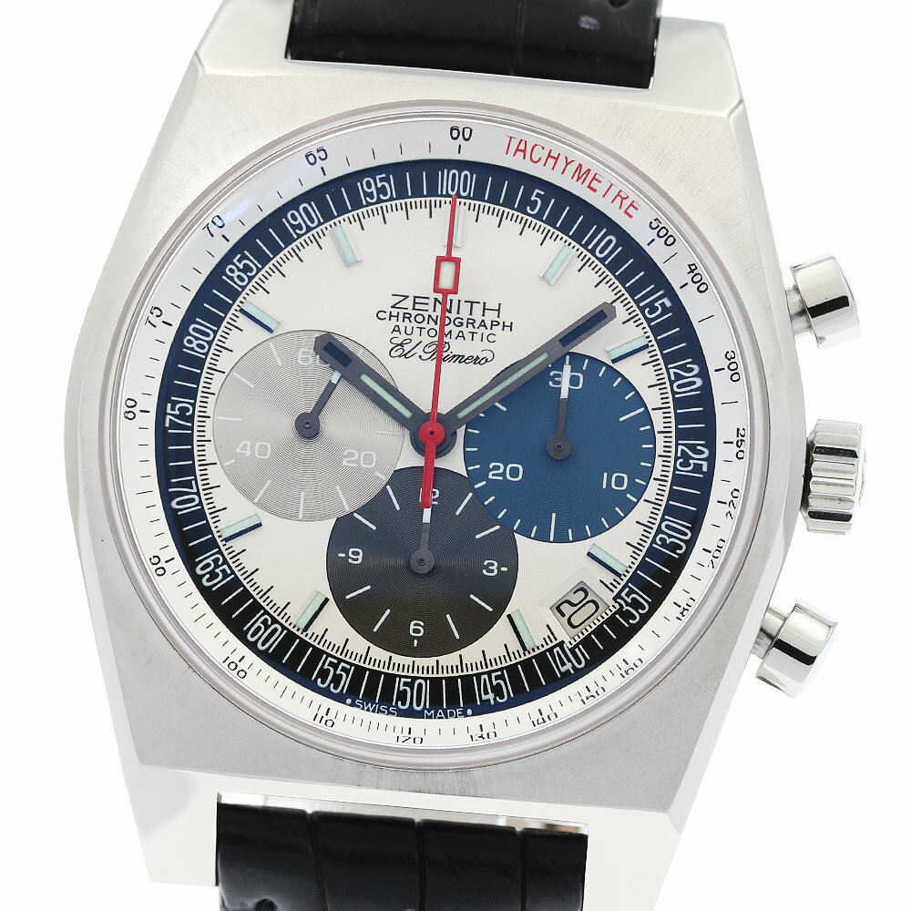 ゼニス ZENITH 03.1969.469/01.C490 エル プリメロ ニューヴィンテージ 1969 500本限定 デイト 自動巻き メンズ 保証書付き_962852【中古】