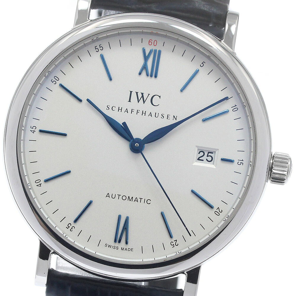 IWC SCHAFFHAUSEN IW356527 ポートフィノ デイト 自動巻き メンズ 良品 保証書付き_966455