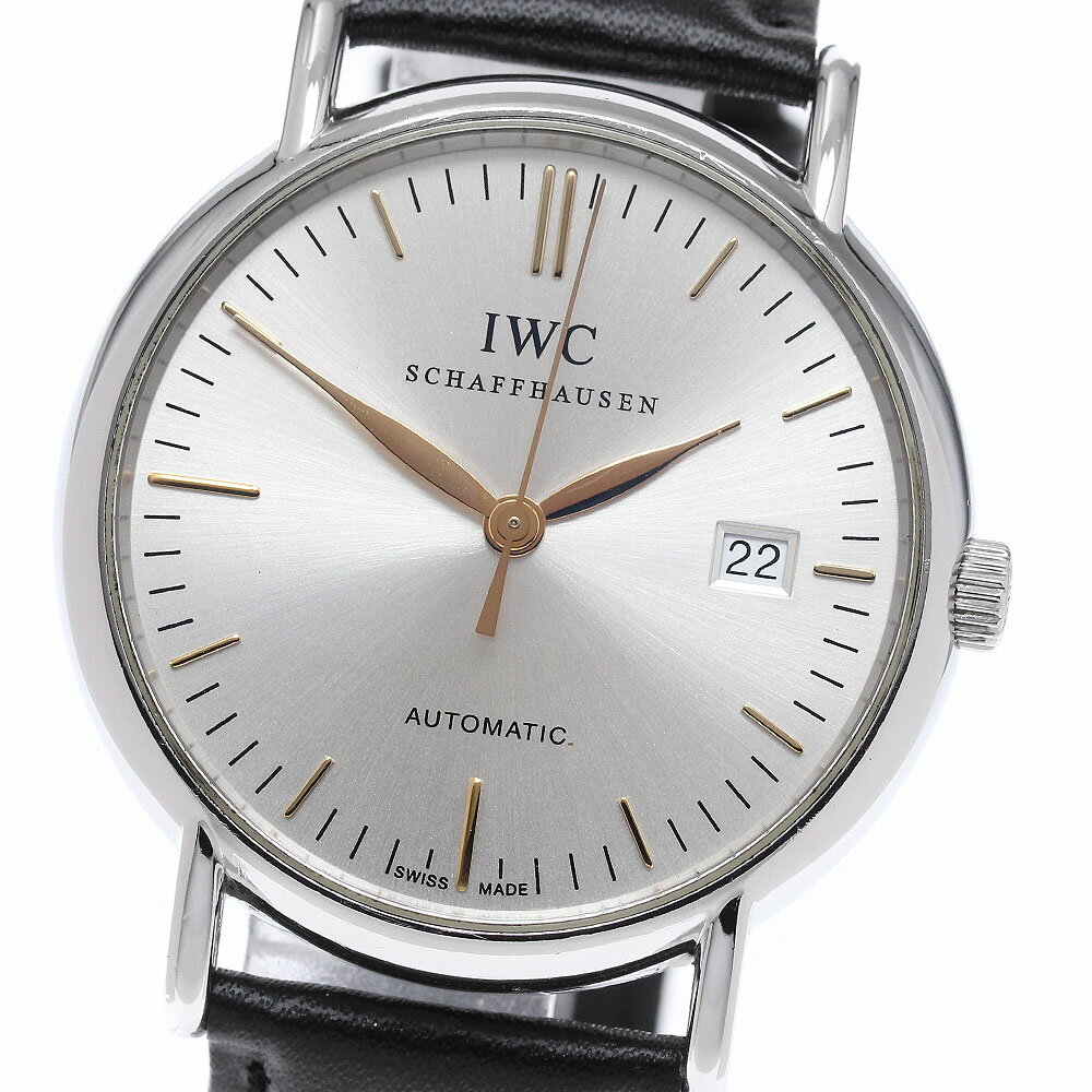 IWC SCHAFFHAUSEN IW356307 ポートフィノ デイト 自動巻き メンズ _966 ...