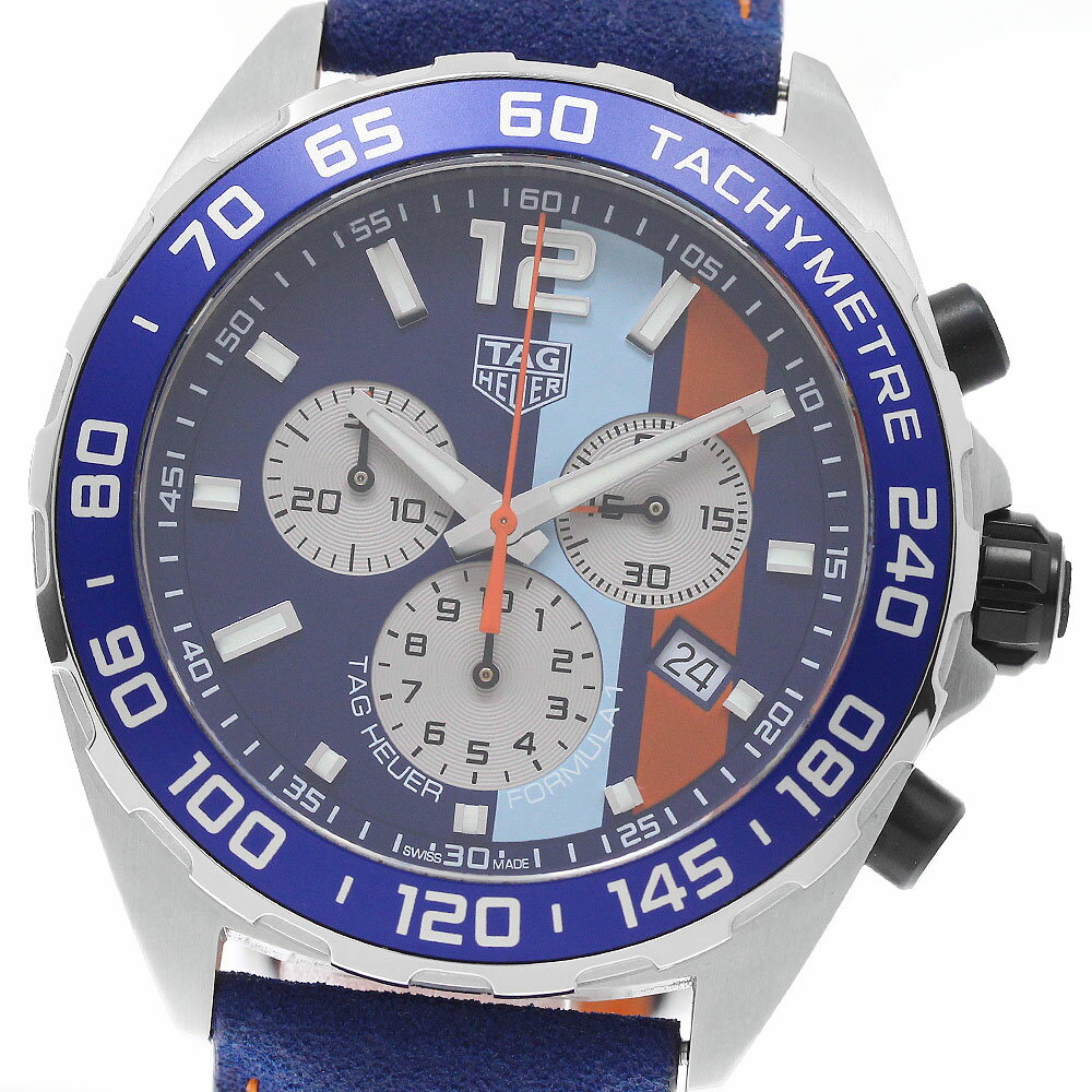タグホイヤー TAG HEUER CAZ101N ガルフ フォーミュラ1 クロノグラフ クォーツ メンズ 良品 内箱付き_967112【中古】