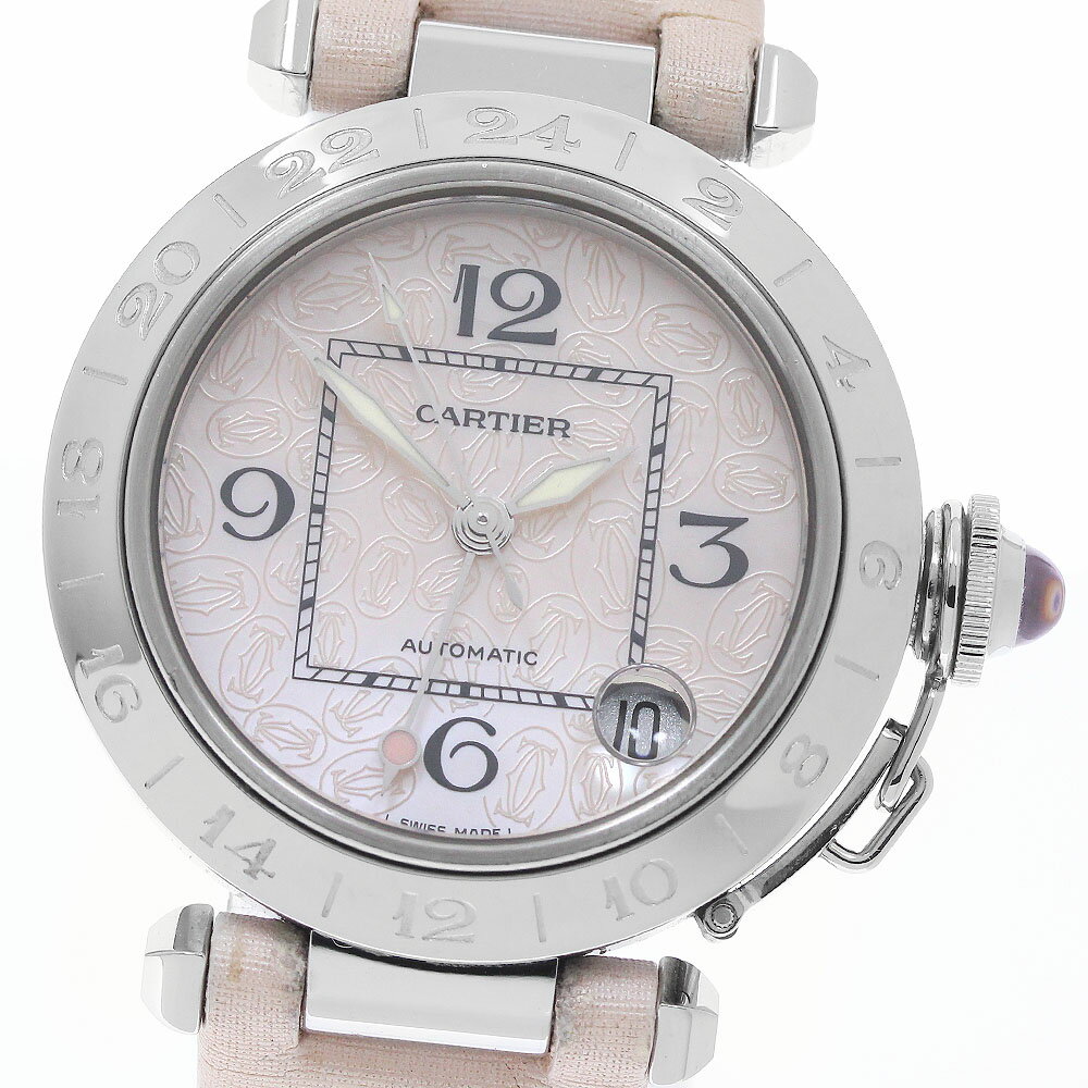 カルティエ CARTIER W3107099 パシャC メリディアン クリスマス限定 GMT 自動巻き レディース _967115【中古】