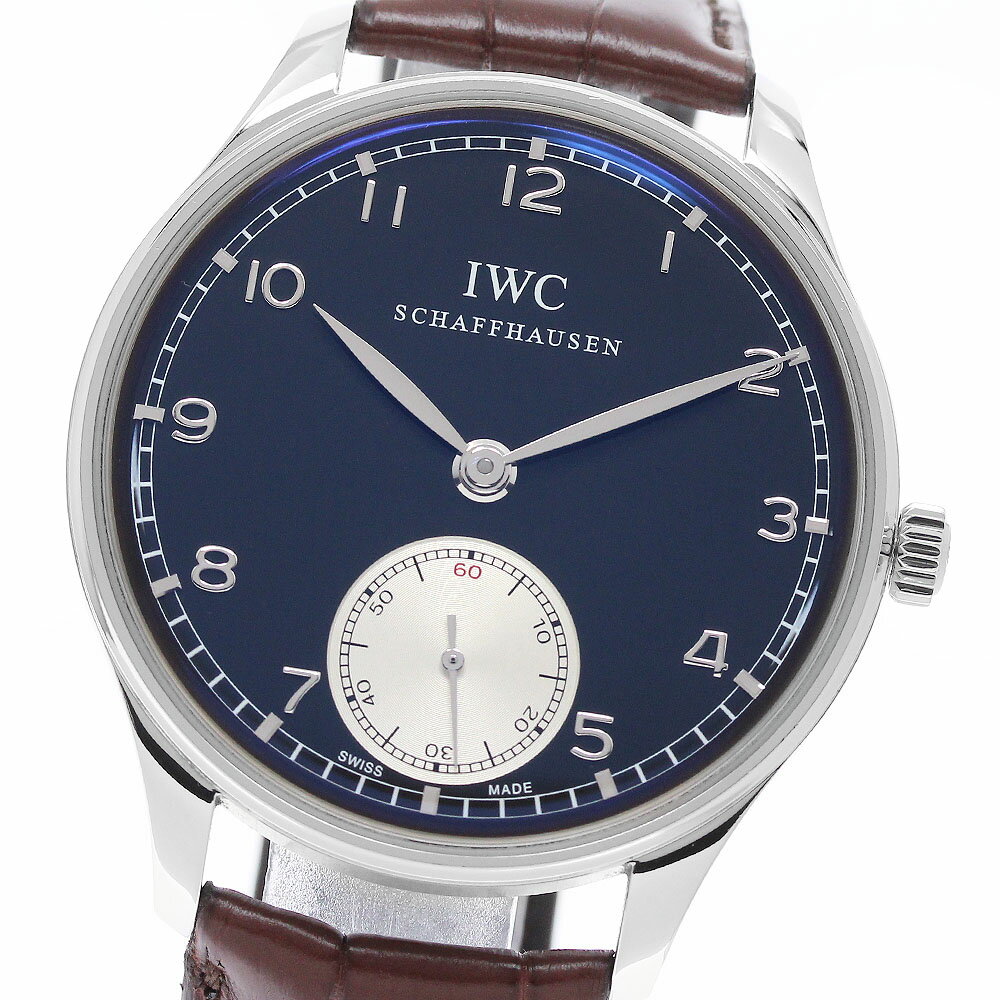 IWC SCHAFFHAUSEN IW545404 ポルトギーゼ スモールセコンド 手巻き メンズ  ...