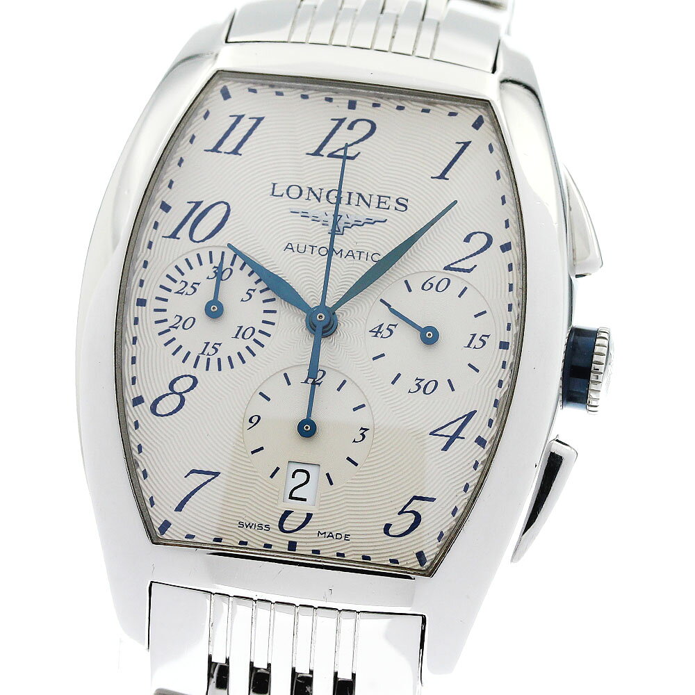 ロンジン LONGINES L2.643.4 エヴィデンツァ クロノグラフ デイト 自動巻き メンズ _963287【中古】