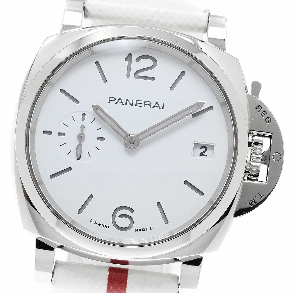 パネライ PANERAI PAM01306 ルミノール ドゥエ ルナ・ロッサ 自動巻き メンズ 保証書付き_965607【中古】
