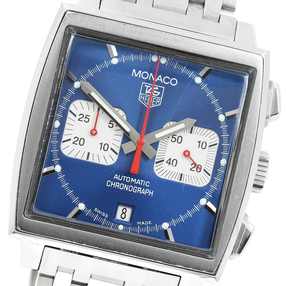 タグホイヤー TAG HEUER CW2113-0 モナコ クロノグラフ 自動巻き メンズ _961874【中古】