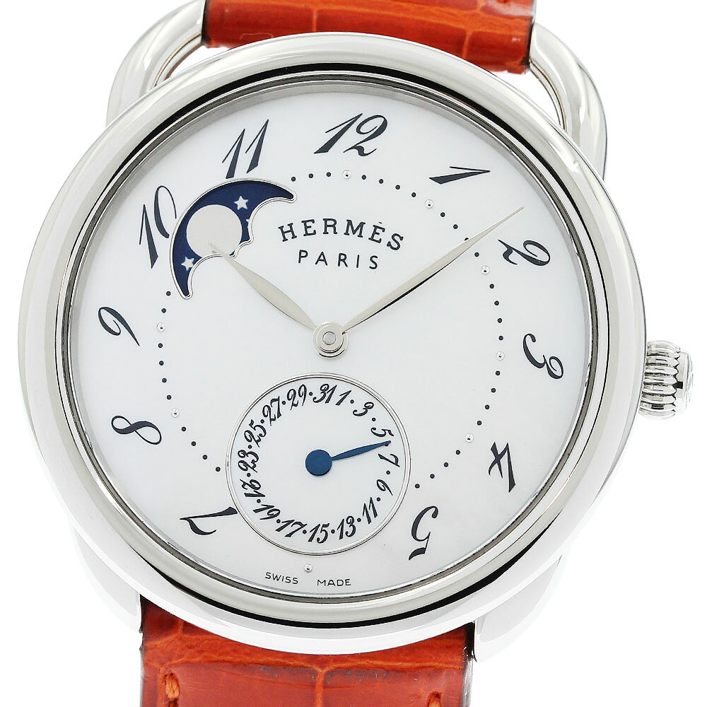 エルメス HERMES AR7M.510 アルソー プティット リュンヌ デイト 自動巻き メンズ _963261【中古】