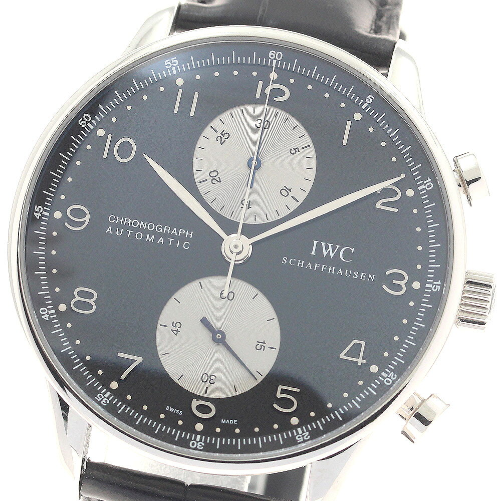 IWC IWC SCHAFFHAUSEN IW371404 ポルトギーゼ クロノグラフ 自動巻き メ ...