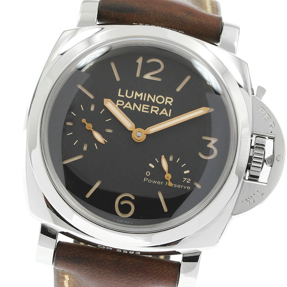 パネライ PANERAI PAM00423 ルミノール 1950 3DAYS パワーリザーブ 手巻き メンズ 内箱付き_965692【中古】
