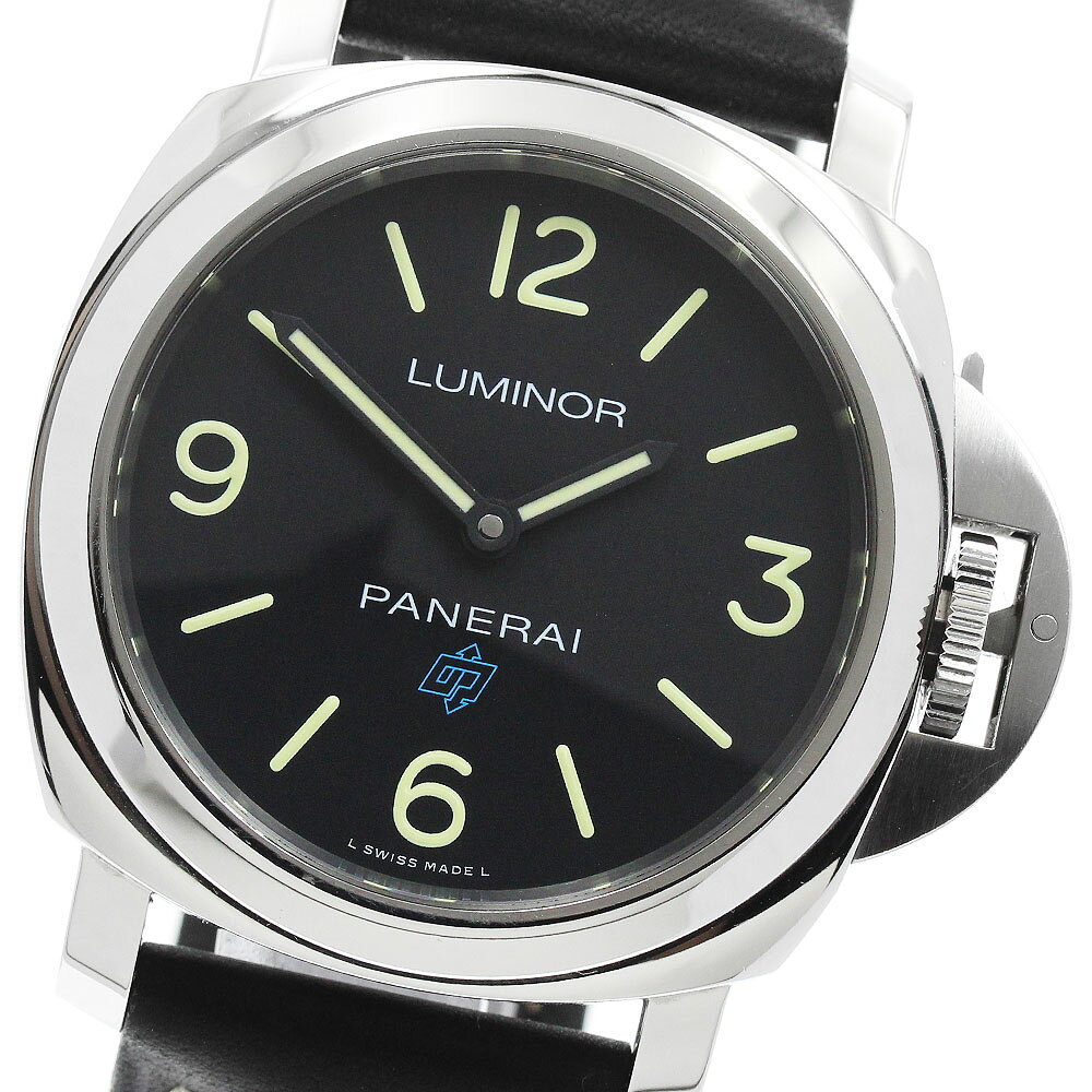 パネライ PANERAI PAM00774 ルミノール ベース ロゴ 手巻き メンズ 良品 箱・保証書付き_965765【中古】