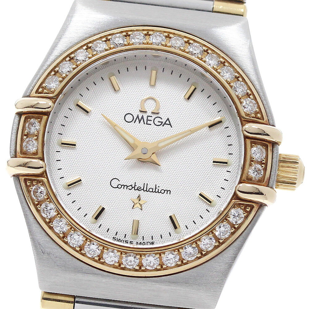 オメガ OMEGA 1367.30 コンステレーション ミニ ダイヤベゼル クォーツ レディース _943752【中古】