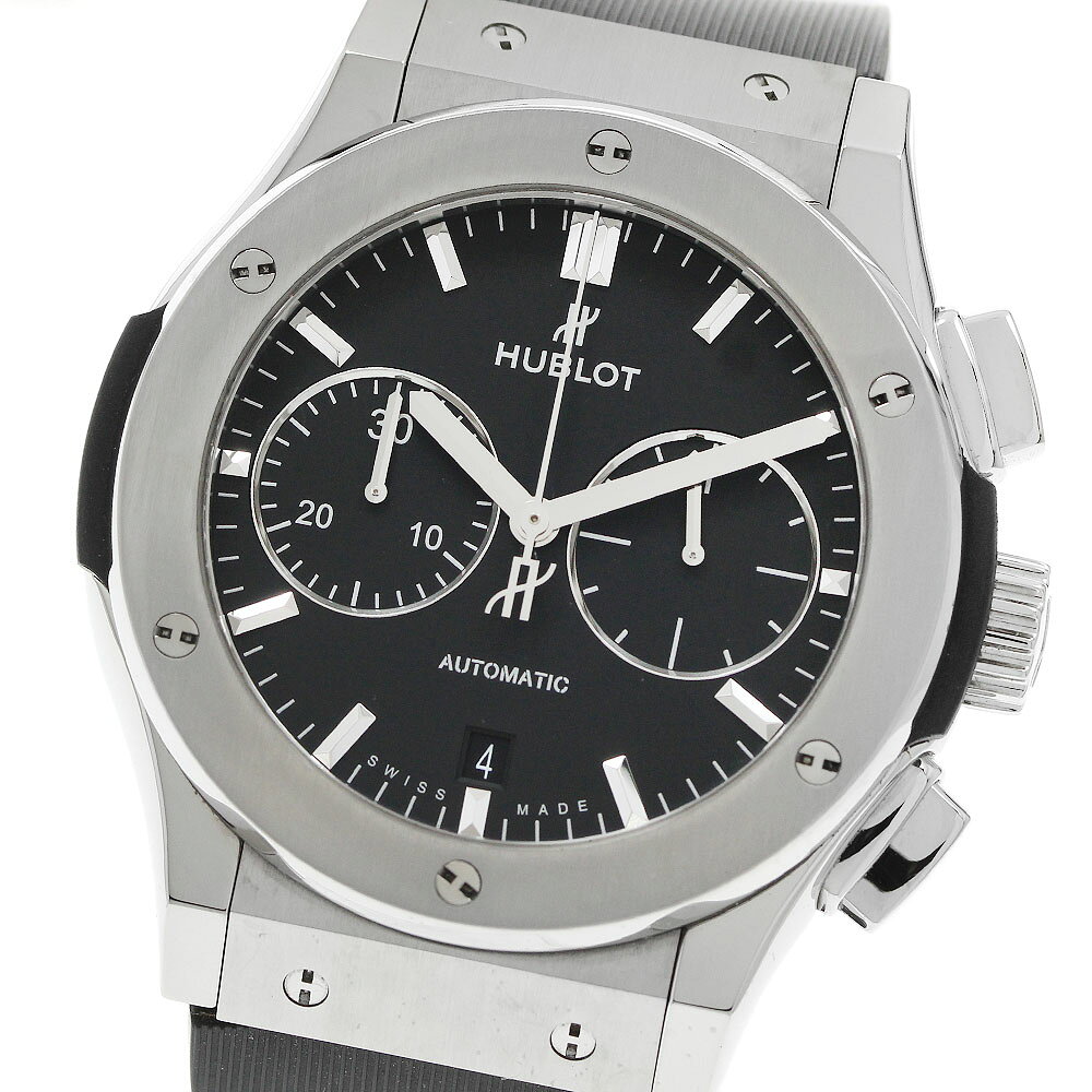 ウブロ HUBLOT 521.NX.1171.RX クラシックフュージョン クロノグラフ 自動巻き メンズ 良品 保証書付き_962990【中古】