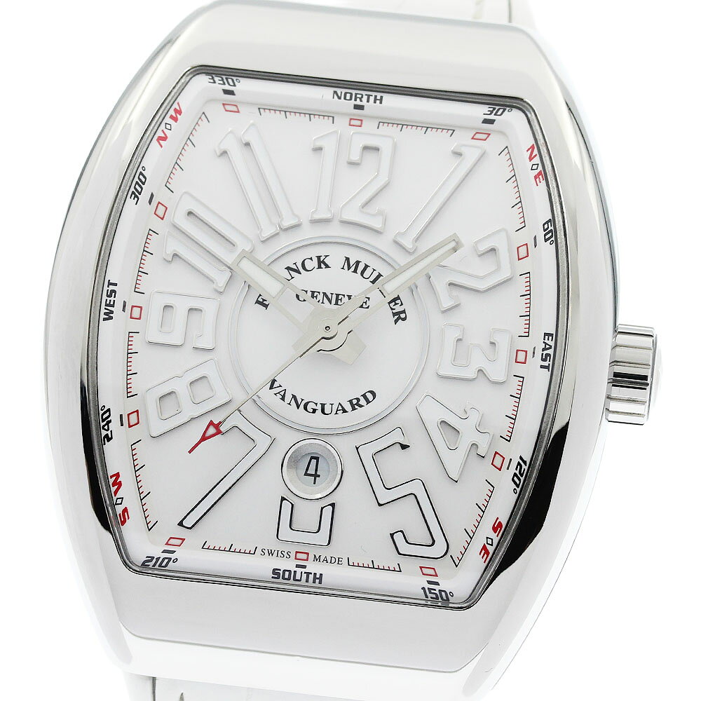 フランクミュラー FRANCK MULLER V45SCDT ヴァンガード デイト 自動巻き メンズ 良品 箱・保証書付き_965096【中古】
