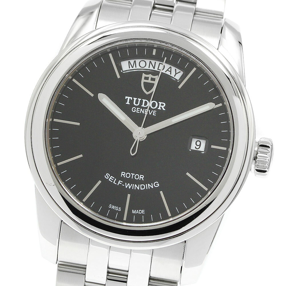 チュードル TUDOR 56000 グラマー デイトデイ 自動巻き メンズ 良品 保証書付き_962045【中古】