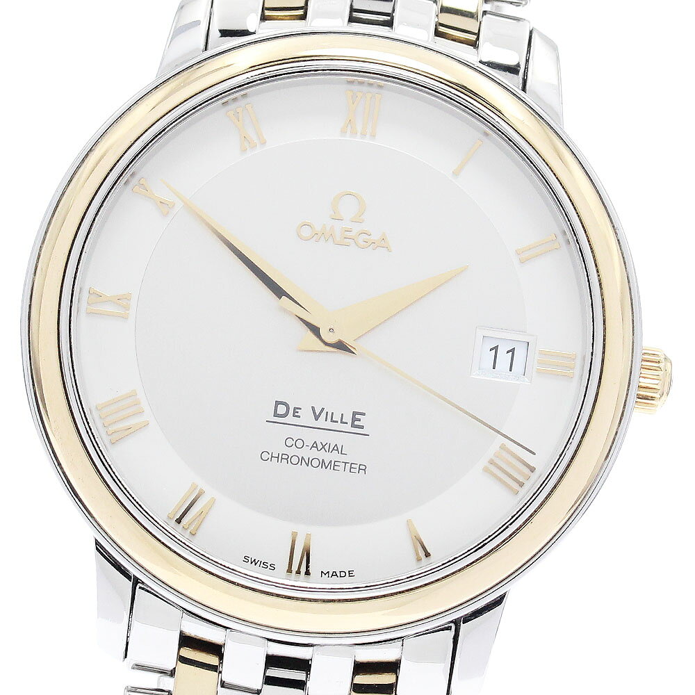 オメガ OMEGA 4374.31 デビル プレステージ コーアクシャル YGベゼル 自動巻き メンズ _962060【中古】