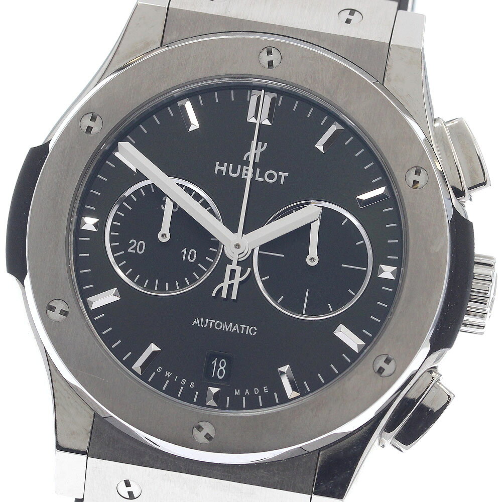 ウブロ HUBLOT 521.NX.8970.LR クラシック フュージョン クロノグラフ 自動巻き メンズ 良品 箱付き_965996【中古】