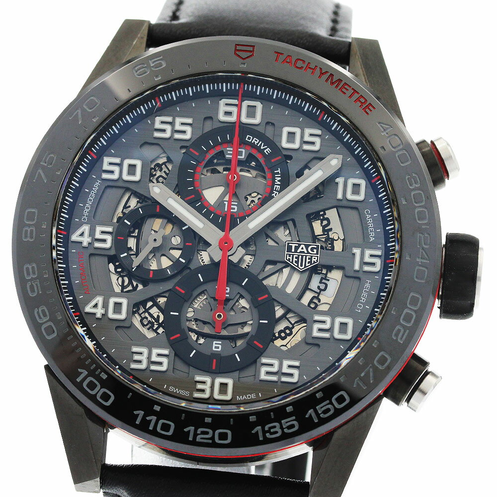 タグホイヤー TAG HEUER CAR2A1H.FT6101 カレラ デイト クロノグラフ 自動巻き メンズ 良品 箱・保証書付き_967365【中古】