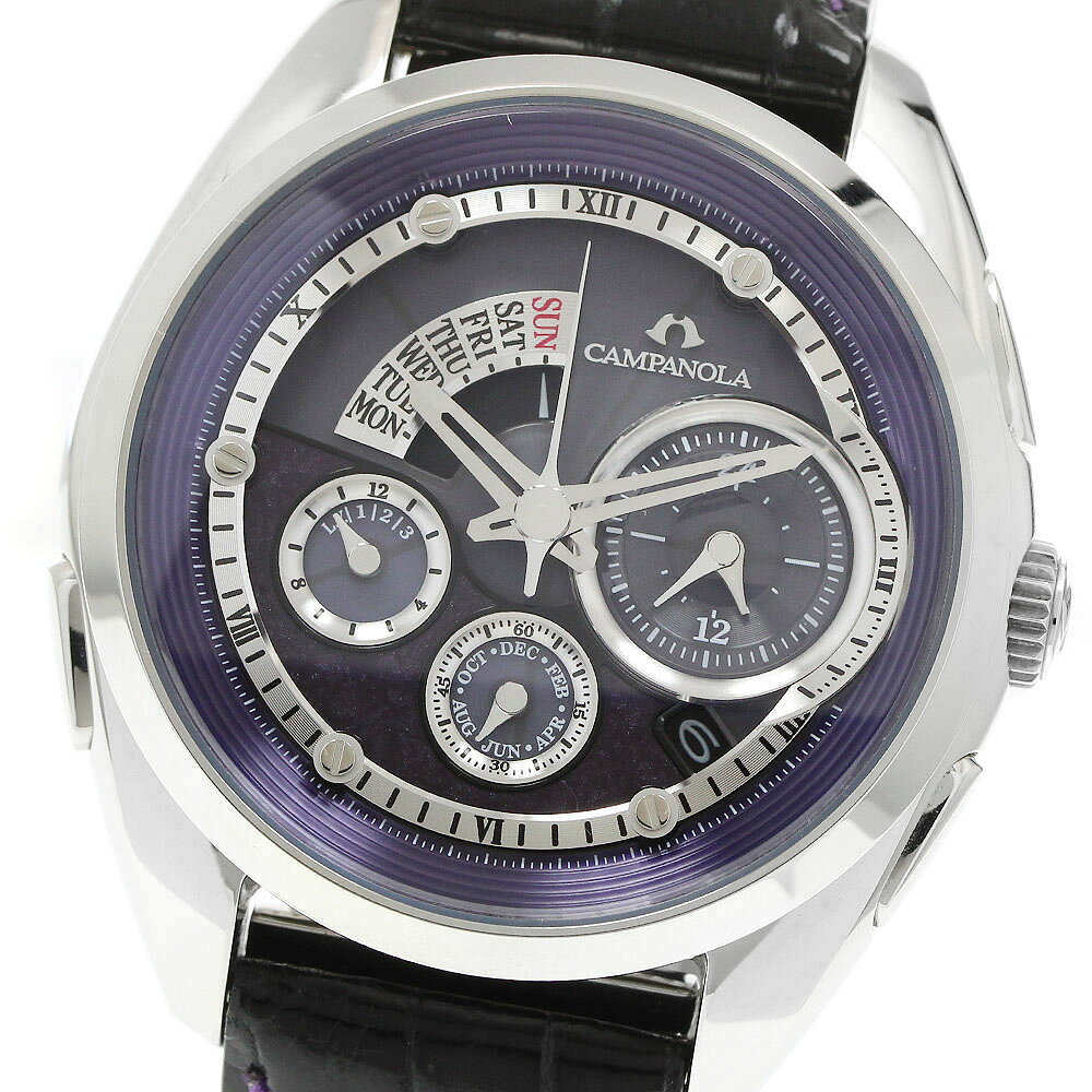 シチズン CITIZEN BZ0030-08W/G910-T019943 カンパノラ エコドライブ 宙叢雲(そらのむらくも) ソーラー メンズ 良品 _967374【中古】