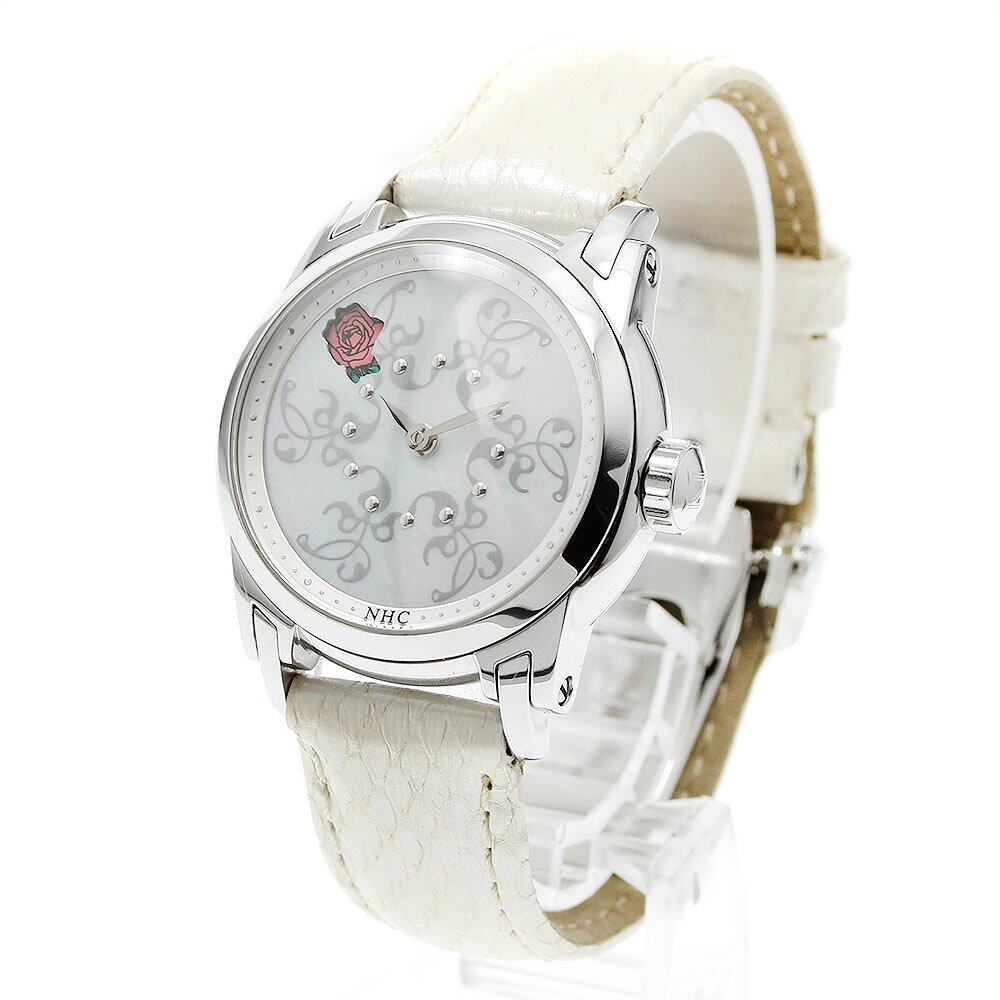 CLOSERのNHC ヌーヴェル・オルロジュリー・カラブレーゼ NHC Nouvelle Horlogerie Calabrese FLS327 クォーツ レディース 箱・保証書付き_967798【中古】｜アングル3
