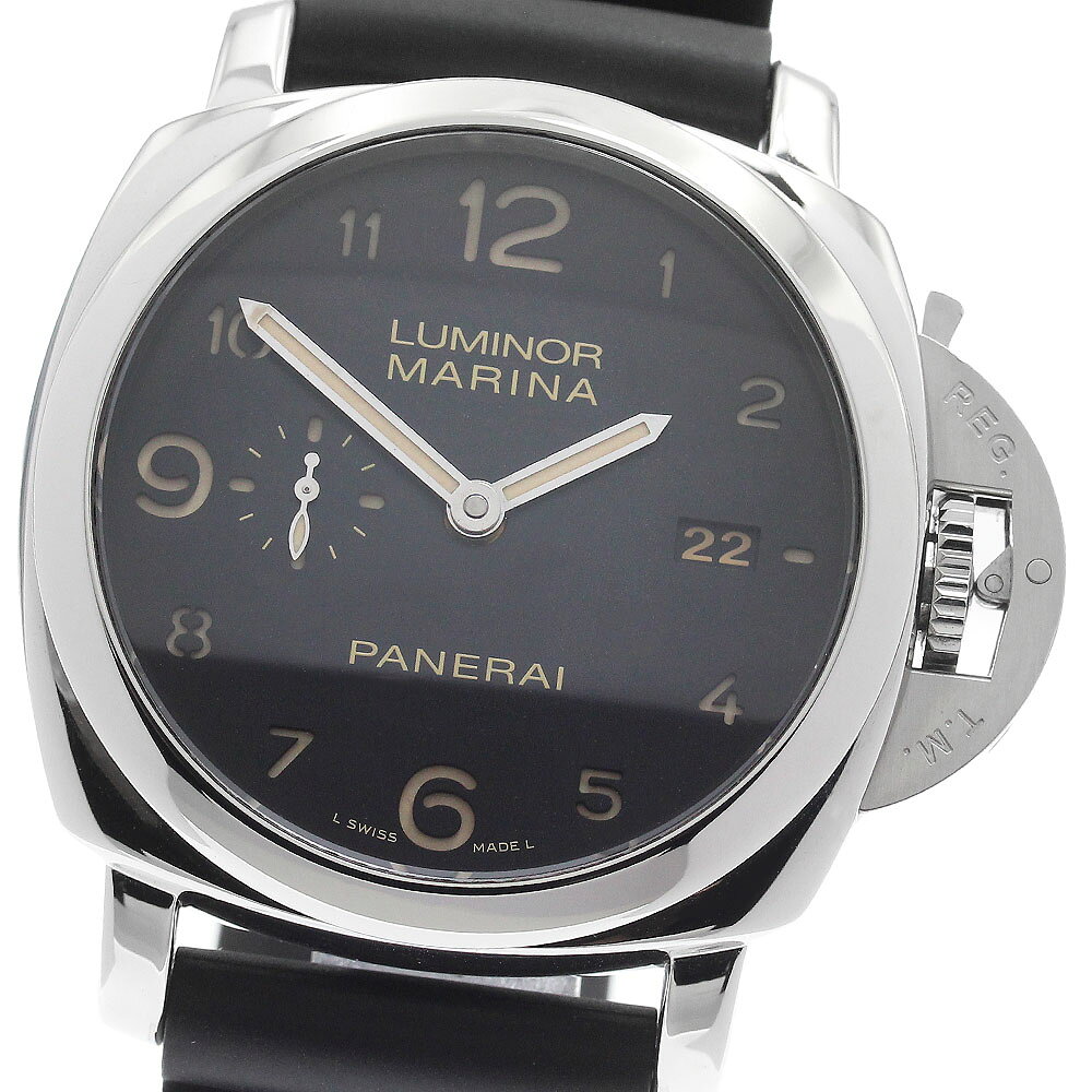 パネライ PANERAI PAM00359 ルミノール マリーナ デイト 自動巻き メンズ 良品 _ ...