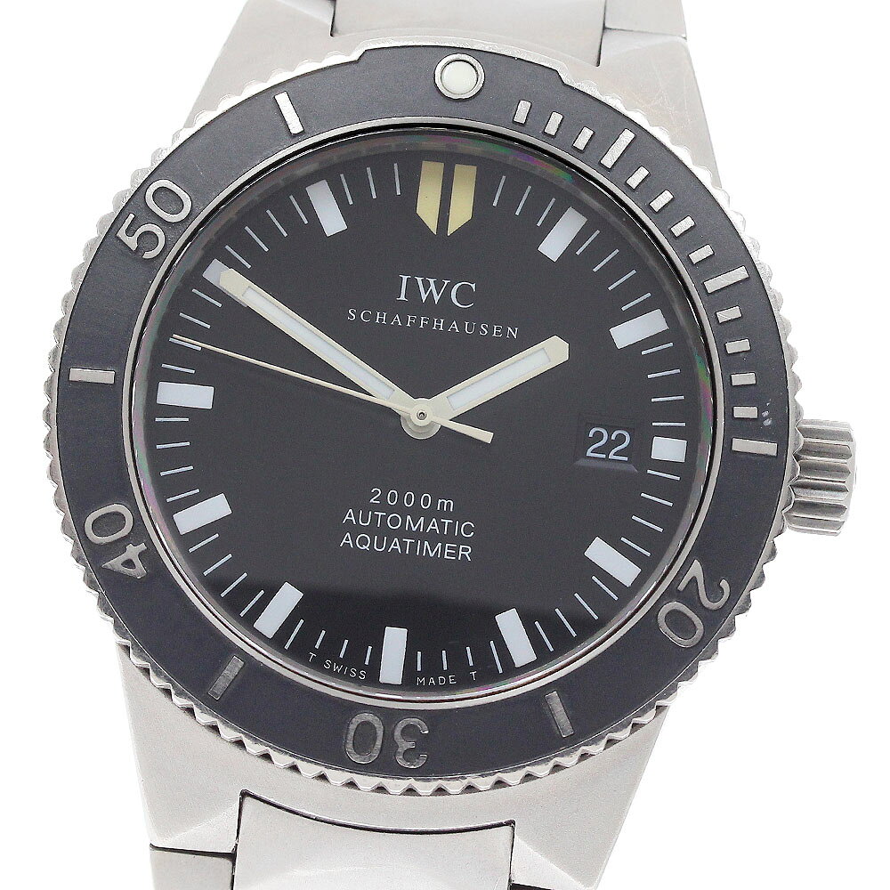 IWC IWC SCHAFFHAUSEN IW353601 GST アクアタイマー デイト 自動巻き メンズ 保証書付き_965217【中古】