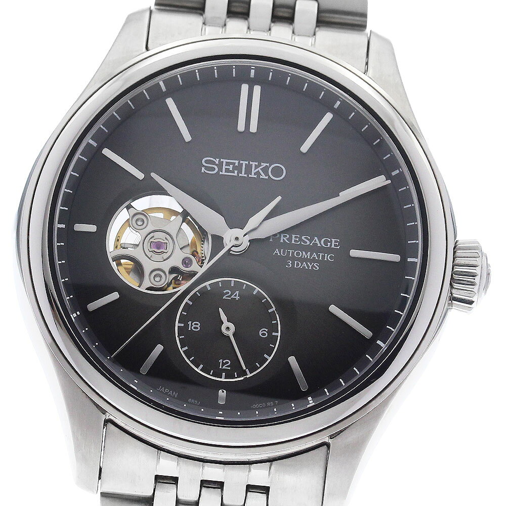 セイコー SEIKO SARJ009/6R5J-00C0 プレサージュ クラシックシリーズ 自動巻き メンズ 美品 箱・保証書付き_966197【中古】