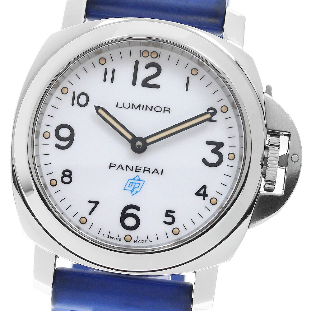 パネライ PANERAI PAM00630 ベース ロゴ アッチャイオ 手巻き メンズ 良品 保証書付き_966351【中古】