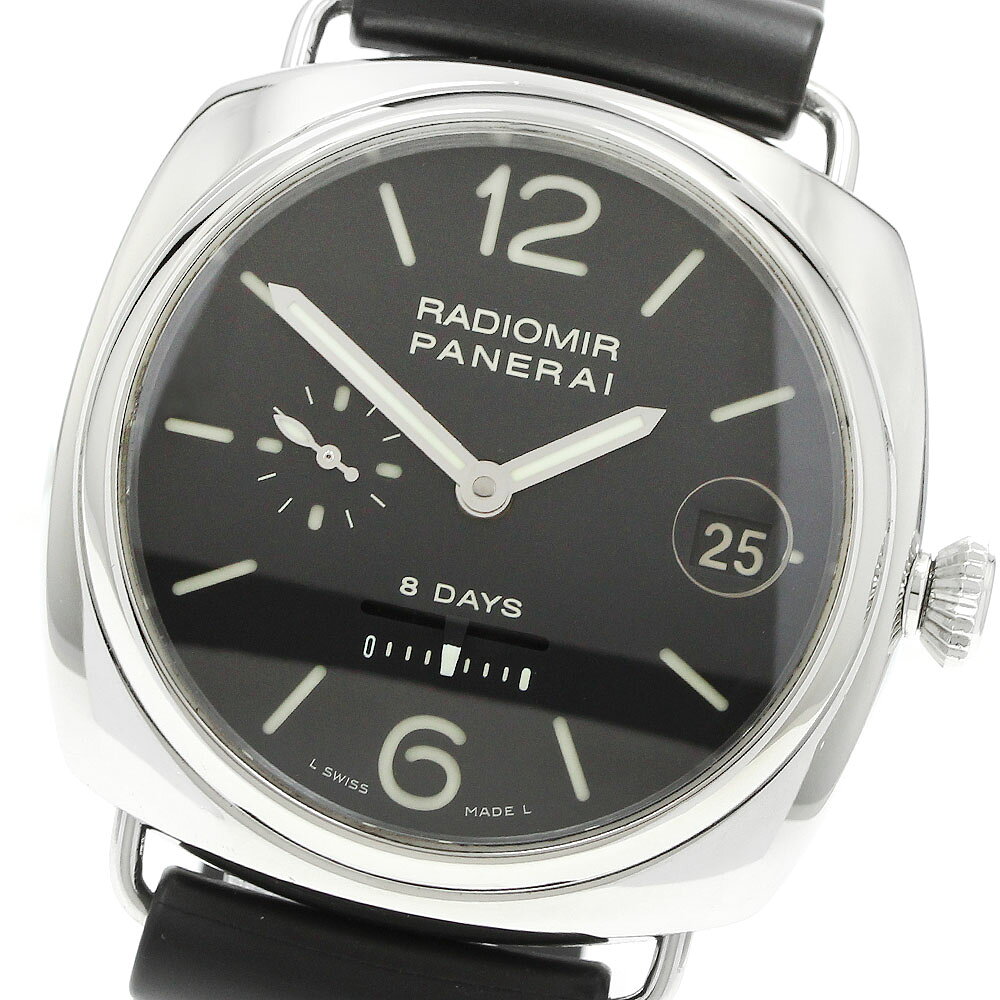 パネライ PANERAI PAM00268 ラジオミール 8デイズ デイト 手巻き メンズ 美品 _ ...