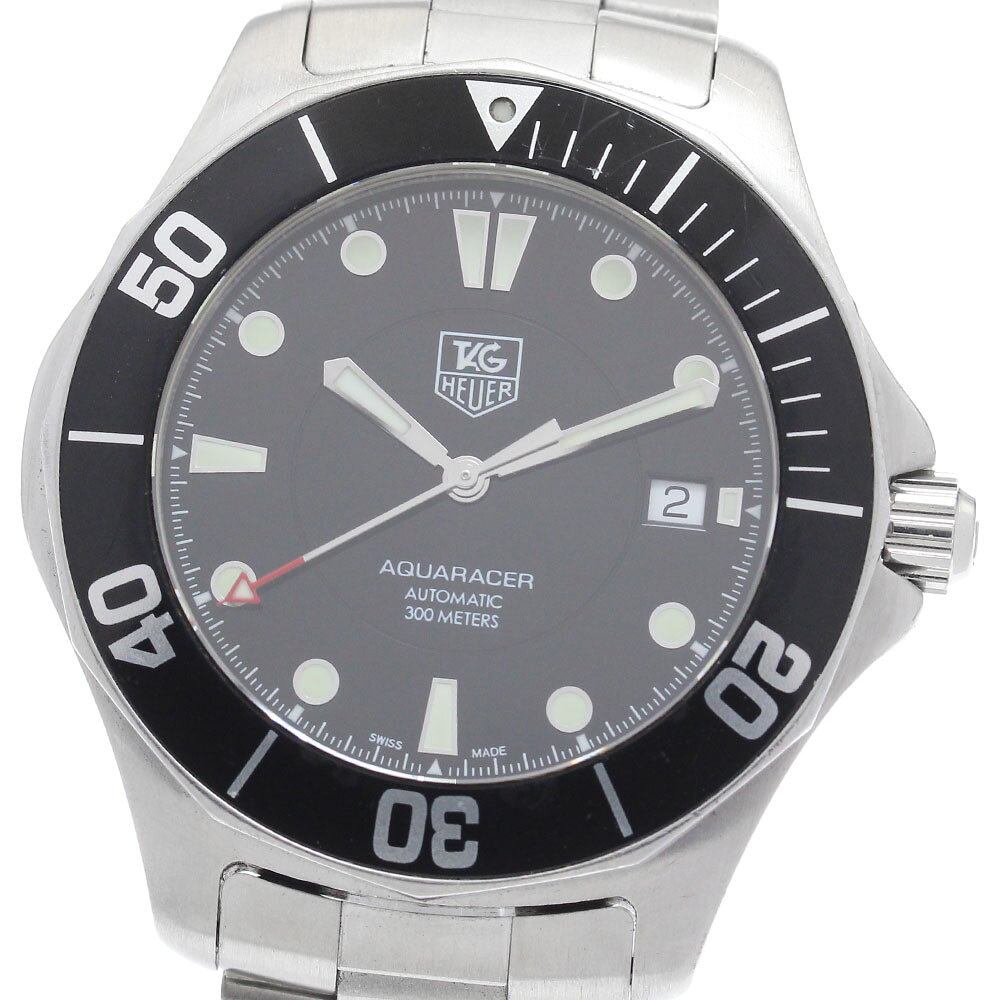 タグホイヤー TAG HEUER WAB2010 アクアレーサー デイト 自動巻き メンズ _961592【中古】