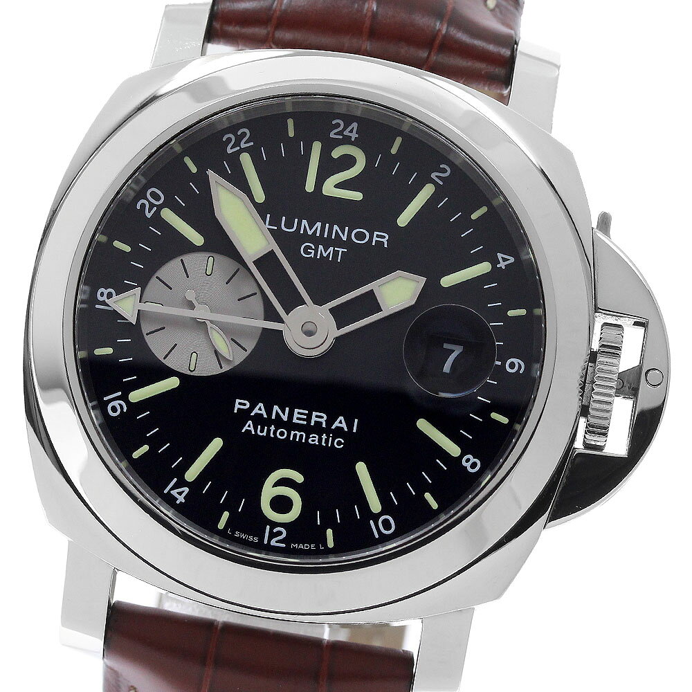 パネライ PANERAI PAM00088 ルミノール GMT デイト スモールセコンド 自動巻き  ...
