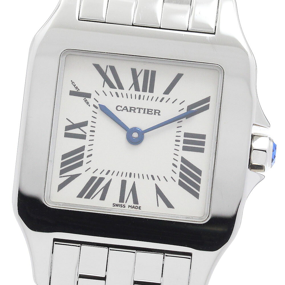 カルティエ CARTIER W25065Z5 サントス ドゥモワゼル LM クォーツ メンズ _96 ...