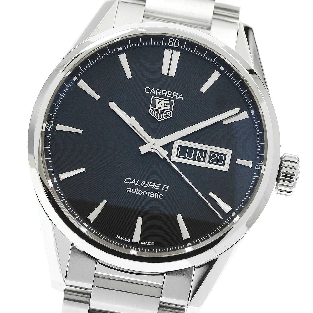 タグホイヤー TAG HEUER WAR201A-1 カレラ キャリバー5 デイデイト 自動巻き メンズ _953552【中古】