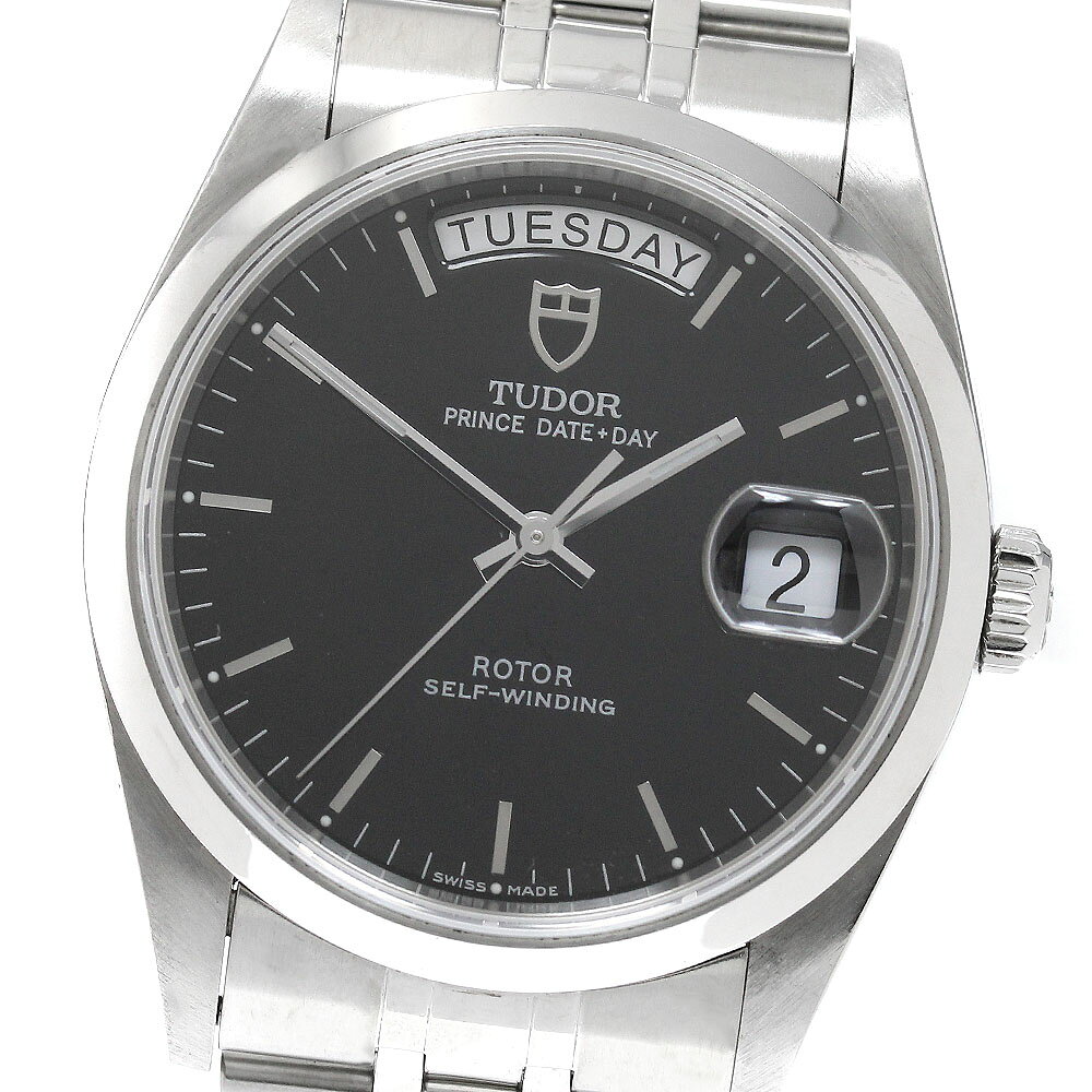 チュードル TUDOR 76200 プリンス デイトデイ デイデイト 自動巻き メンズ 保証書付き_ ...