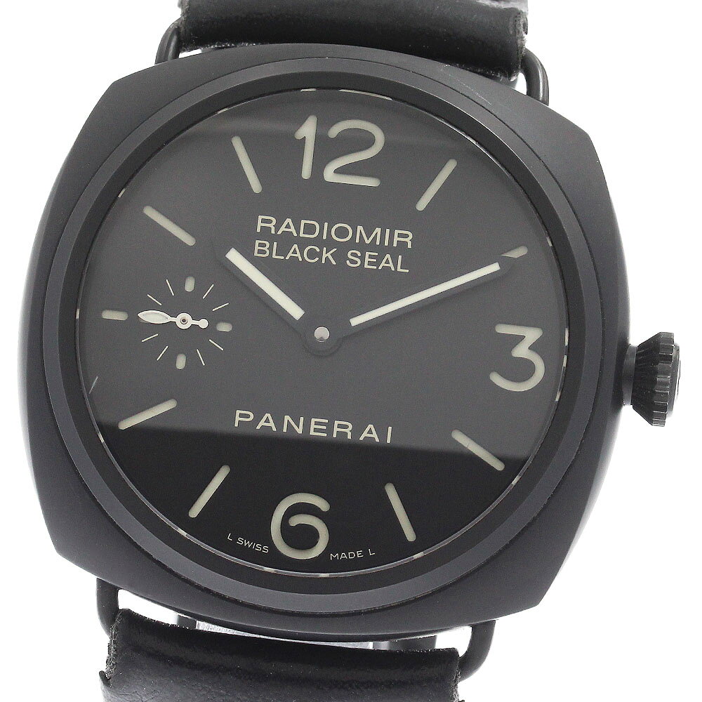 パネライ PANERAI PAM00292 ラジオミール ブラックシール スモールセコンド 手巻き メンズ 保証書付き_968929【中古】