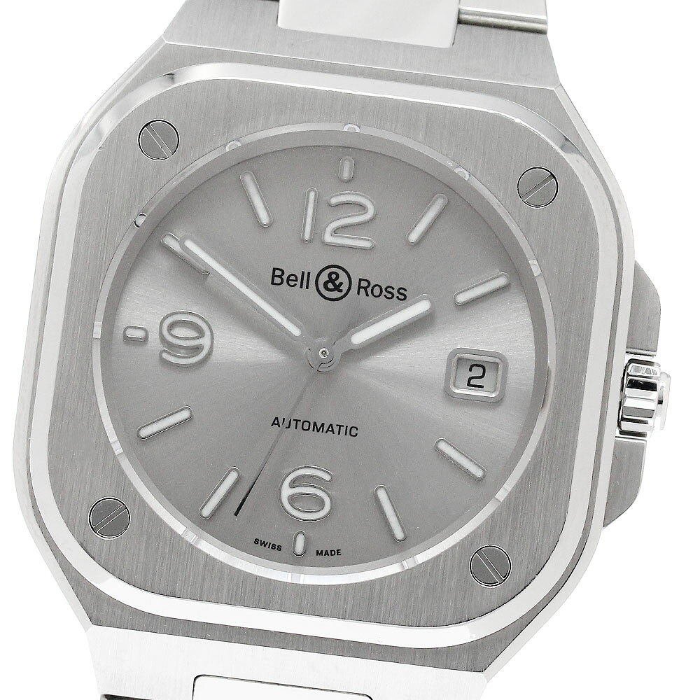 ベル＆ロス Bell＆Ross BR05A-GR-ST/SST BR05 グレースティール デイト 自動巻き メンズ 箱・保証書付き_969097【中古】