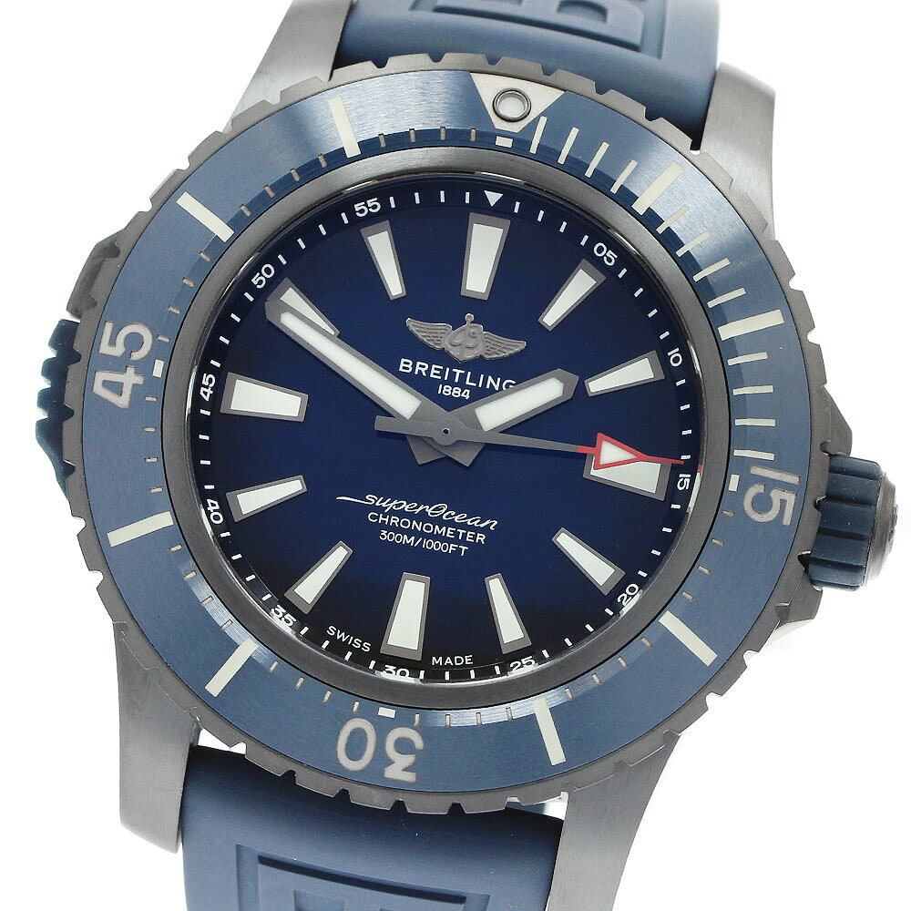 ブライトリング BREITLING V17369 スーパーオーシャン オートマチック48 自動巻き メンズ 美品 保証書付き_956117【中古】