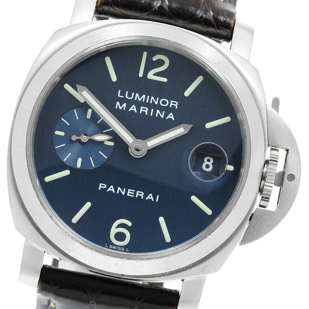 パネライ PANERAI PAM00070 ルミノールマリーナ スモールセコンド デイト 自動巻き メンズ _958348【中古】