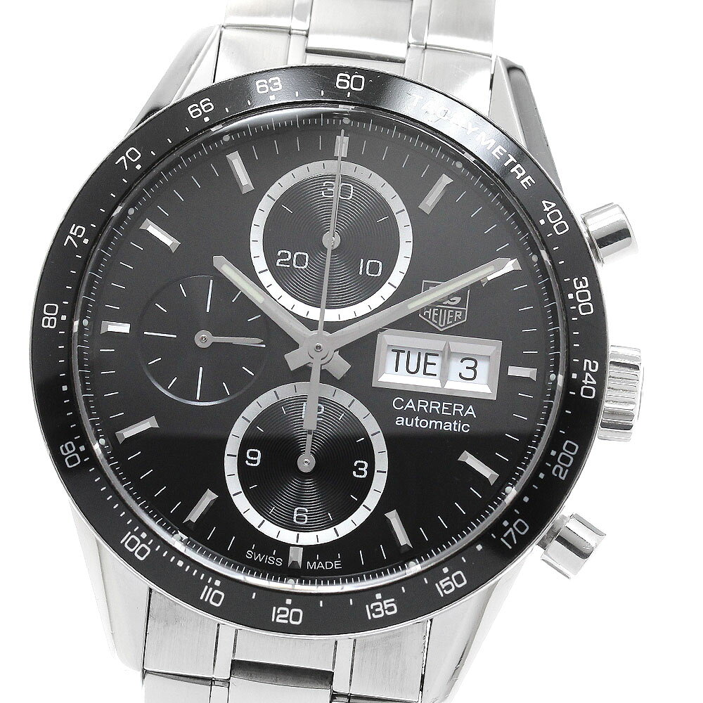 タグホイヤー TAG HEUER CV201AG.BA0725 カレラ キャリバー16 デイデイト クロノグラフ 自動巻き メンズ _964218【中古】