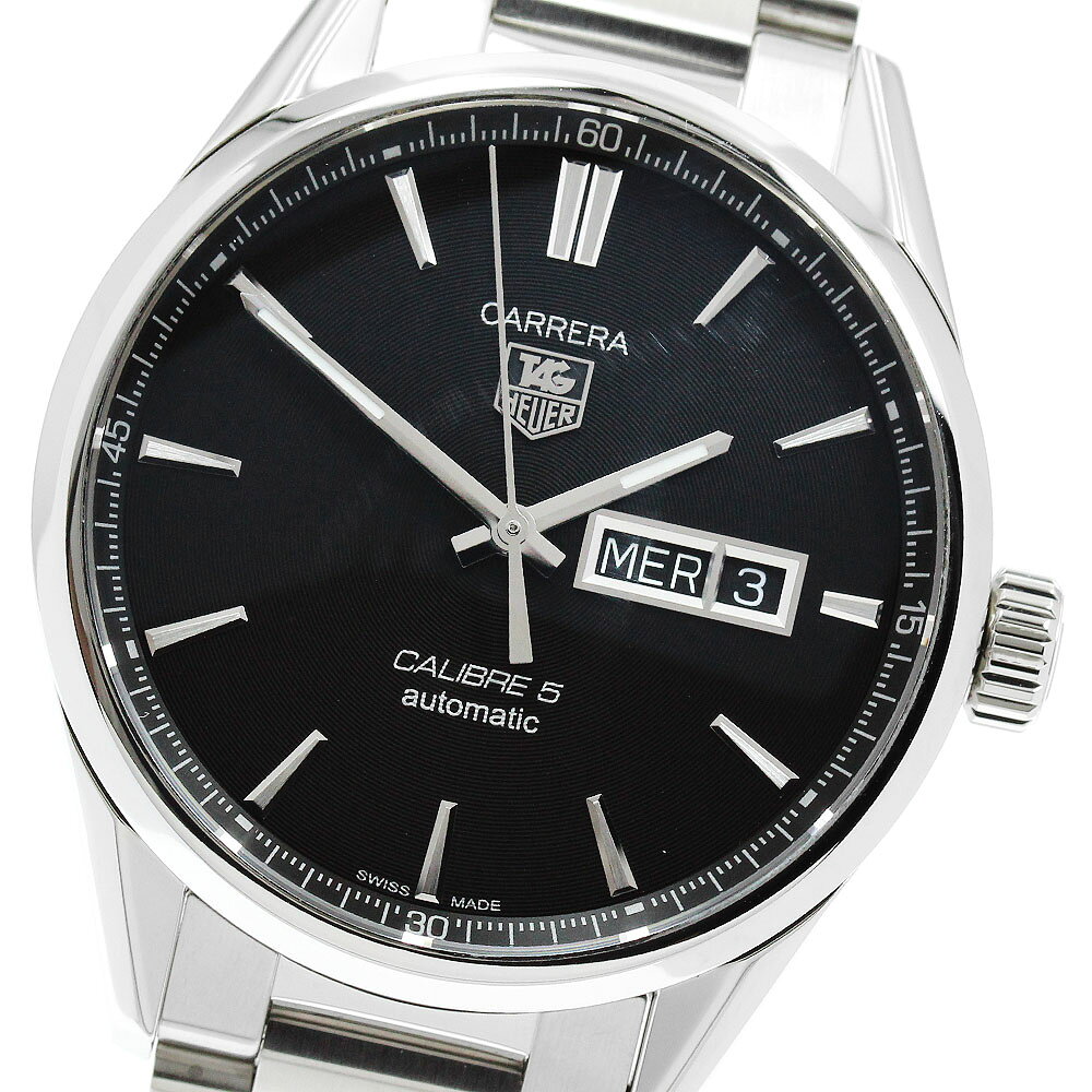 タグホイヤー TAG HEUER WAR201A.BA0723 カレラ キャリバー5 デイデイト 自動巻き メンズ 良品 箱・保証書付き_964238【中古】