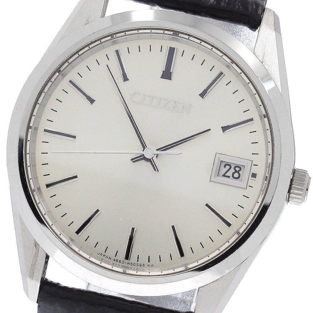 シチズン CITIZEN A660-T000690 ザ・シチズン パーペチュアルカレンダー クォーツ メンズ _965762【中古】