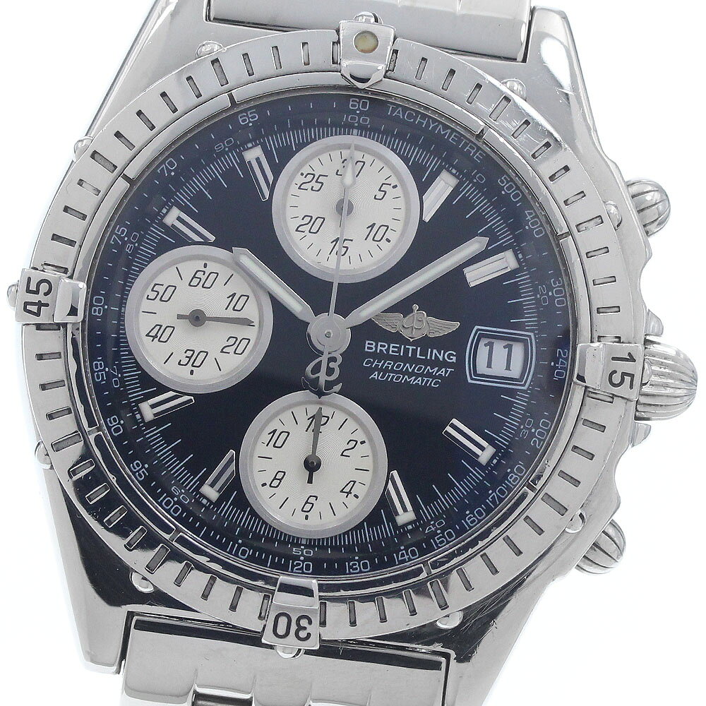 ブライトリング BREITLING A13350 クロノマット デイト 自動巻き メンズ _965951【中古】