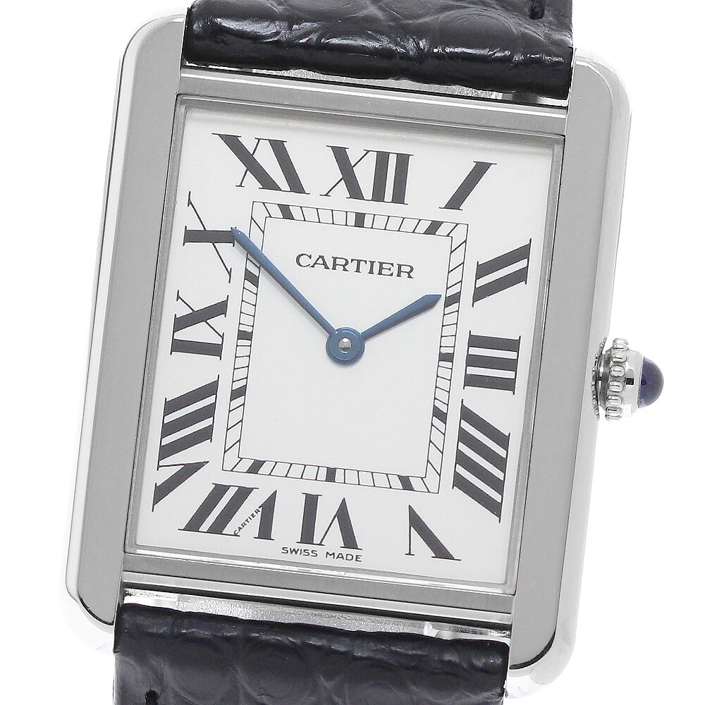 カルティエ CARTIER W1018355 タンクソロLM クォーツ メンズ _967598【中古 ...