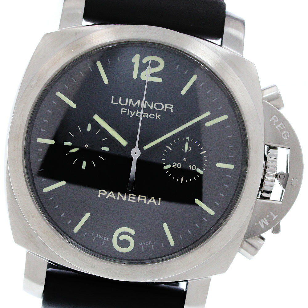 パネライ PANERAI PAM00361 ルミノール 1950 フライバック クロノグラフ 自動巻き メンズ 良品 _967937【中古】