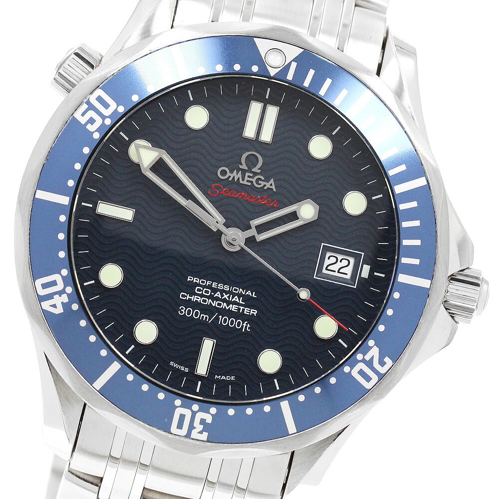 オメガ OMEGA 2220.80 シーマスター ダイバー 300M コーアクシャル デイト 自動巻き メンズ 良品 _906392【中古】