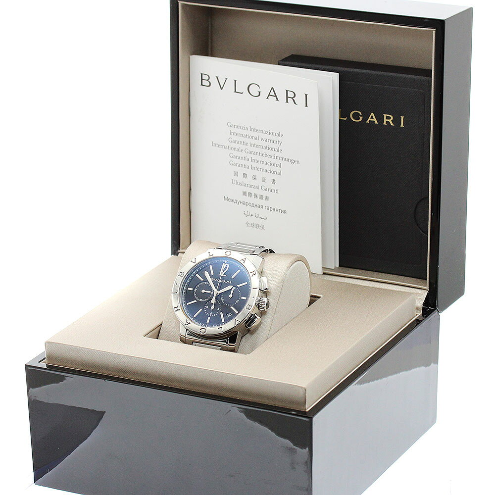 ブルガリ BVLGARI BB41SCH ブルガリブルガリ デイト クロノグラフ 自動巻き メンズ 内箱・保証書付き_95970 closer01-10269125 CLOSER サンプル画像2