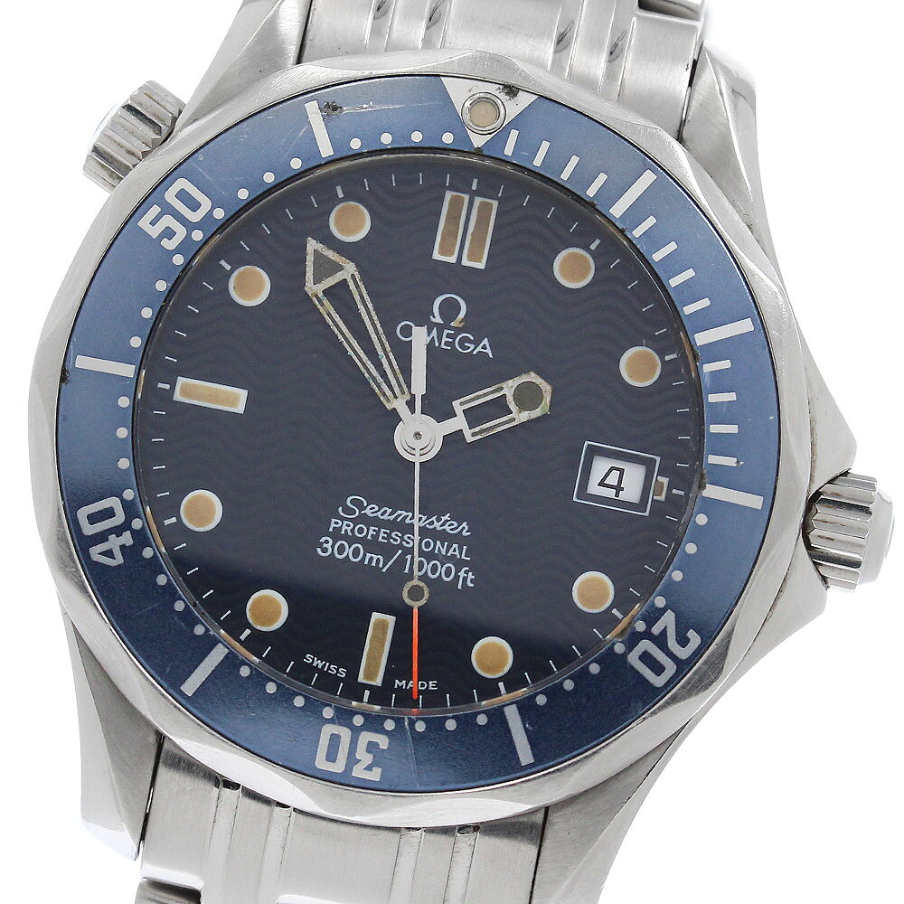 オメガ OMEGA 2561.80 シーマスター300 デイト クォーツ ボーイズ _965967【 ...