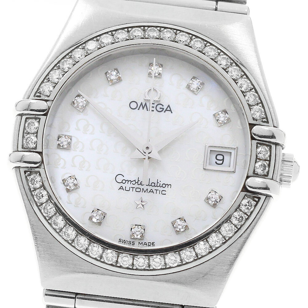 オメガ OMEGA 1498.75 コンステレーション 50周年記念 11Pダイヤ ダイヤベゼル クォーツ レディース 保証書付き_966498【中古】