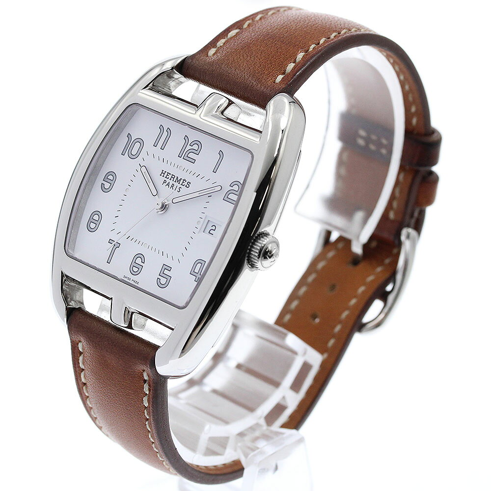 CLOSERのエルメス HERMES CT1.710 ケープコッド トノー クォーツ メンズ _967206【中古】｜アングル2