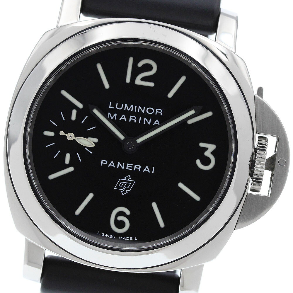 パネライ PANERAI PAM00005 ルミノールマリーナ ロゴ スモールセコンド 手巻き メン ...