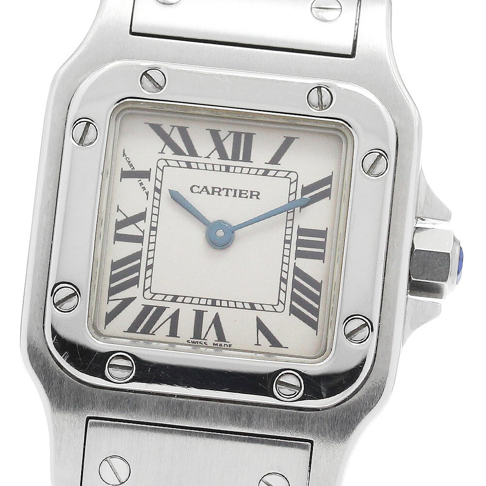 カルティエ CARTIER W20056D6 サントスガルベ SM クォーツ レディース _9679 ...