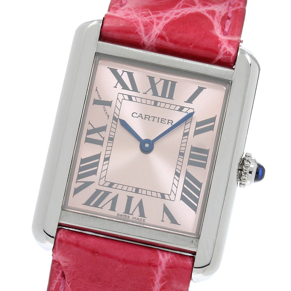 カルティエ CARTIER W5200000 タンクソロSM クォーツ レディース _968421【 ...